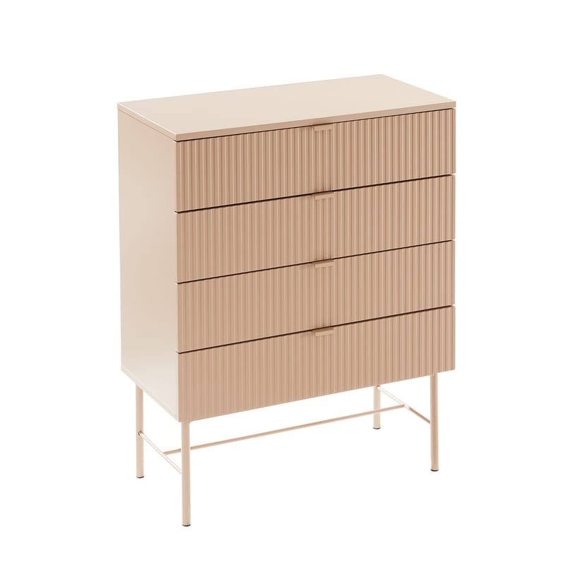 Skænk HOME4YOU Sequence 79x40x100 cm Cappuccino - cappuccino - Opbevaring - Opbevaringsmøbler - Kommode - Entrékommode