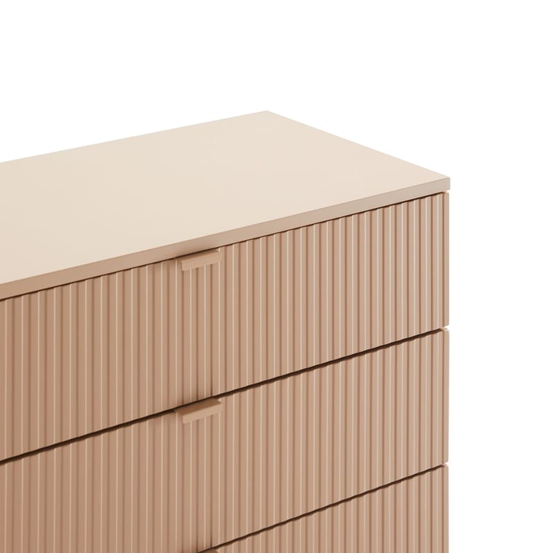 Skænk HOME4YOU Sequence 79x40x100 cm Cappuccino - cappuccino - Opbevaring - Opbevaringsmøbler - Kommode - Entrékommode