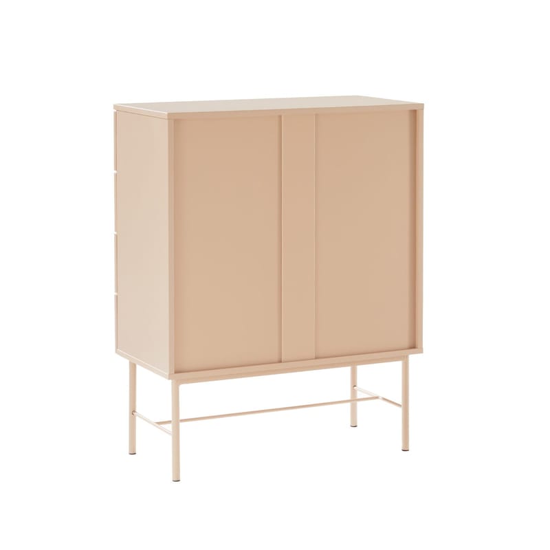 Skænk HOME4YOU Sequence 79x40x100 cm Cappuccino - cappuccino - Opbevaring - Opbevaringsmøbler - Kommode - Entrékommode