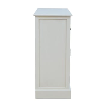 Skab HOME4YOU Meldon hvid 75x33x75 cm - Hvid - Opbevaring - Opbevaringsmøbler - Kommode - Entrékommode