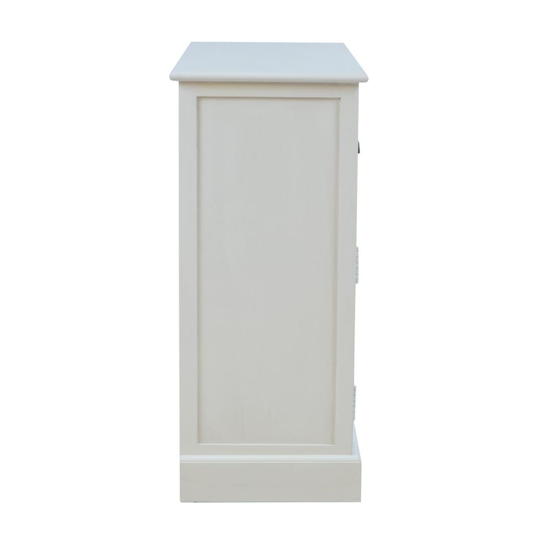 Skab HOME4YOU Meldon hvid 75x33x75 cm - Hvid - Opbevaring - Opbevaringsmøbler - Kommode - Entrékommode