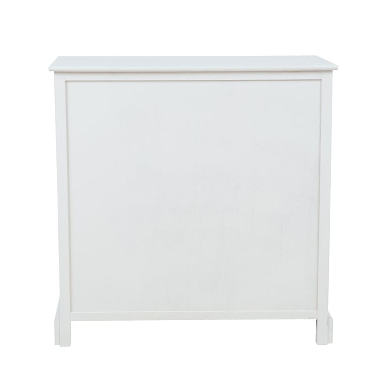 Skab HOME4YOU Meldon hvid 80x35x80 cm - Hvid - Opbevaring - Opbevaringsmøbler - Kommode - Entrékommode