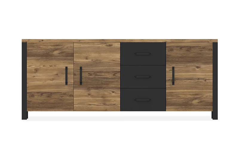 Skarebol Skab - Sort/Træ/Natur - Opbevaring - Opbevaringsmøbler - Skænke & sideboards