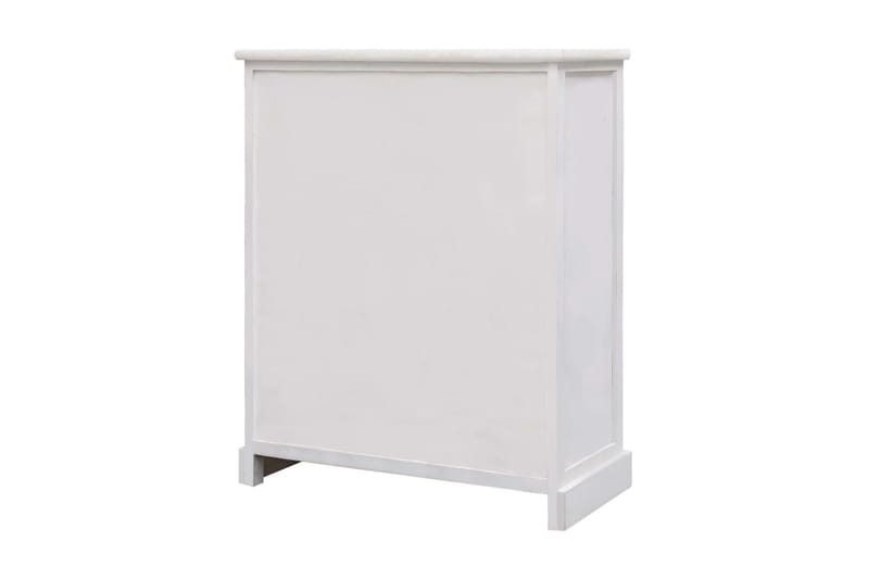 skuffeskab 60 x 30 x 75 cm træ hvid - Opbevaring - Opbevaringsmøbler - Kommode - Entrékommode