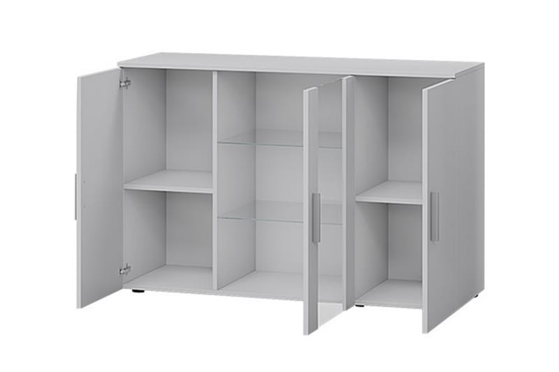 Soho Kommode 41x120 cm LED-belysning - Eg|Sort|Blå - Opbevaring - Opbevaringsmøbler - Kommode