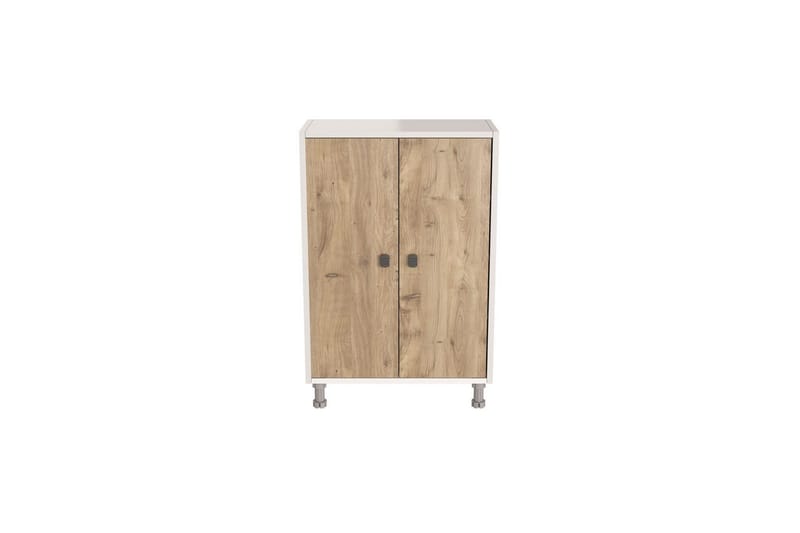 Sourav Kommode 59 cm - Brun/Hvid - Opbevaring - Opbevaringsmøbler - Kommode - Entrékommode