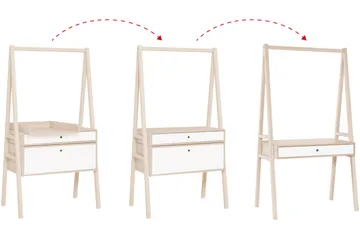 Spot Kommode Træ/Natur/Hvid - VOX - Opbevaring - Opbevaringsmøbler - Kommode - Entrékommode