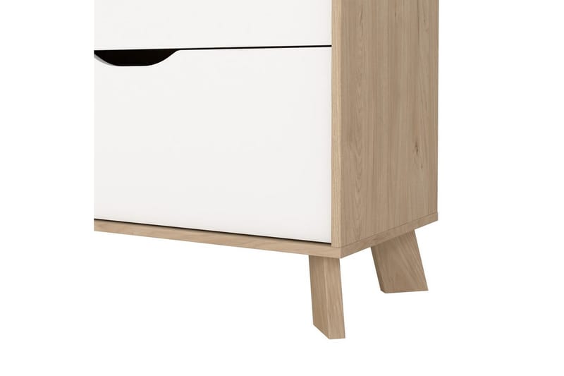 Sumita Kommode 156 cm - Natur/Hvid - Opbevaring - Opbevaringsmøbler - Kommode