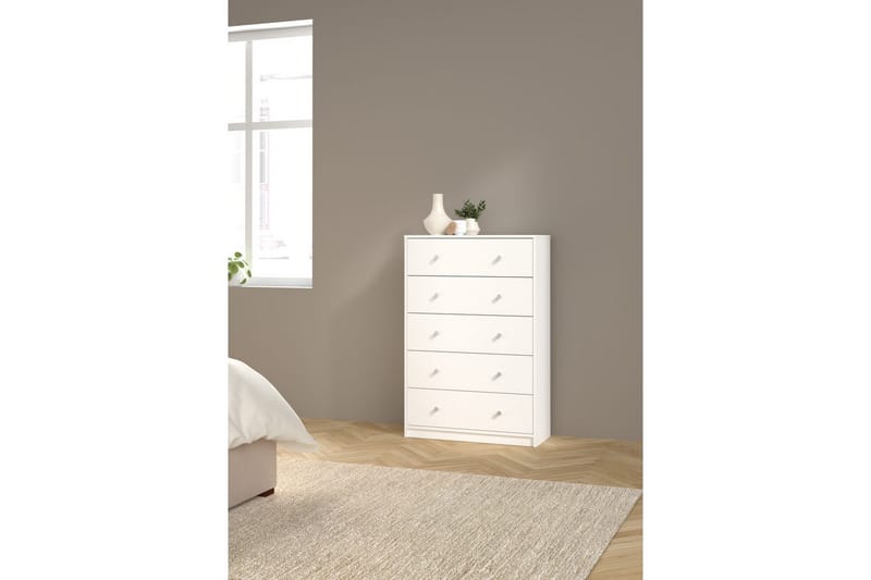 Sundra Kommode 72 cm - Hvid - Opbevaring - Opbevaringsmøbler - Kommode
