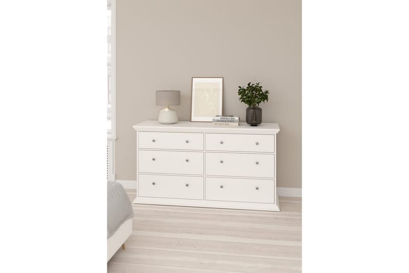 Suneta Kommode 163 cm - Hvid - Opbevaring - Opbevaringsmøbler - Kommode