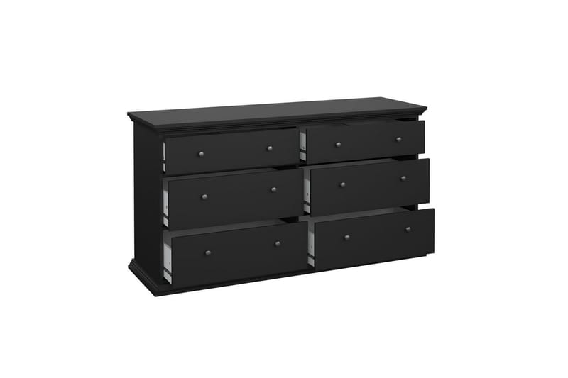 Suneta Kommode 163 cm - Sort - Opbevaring - Opbevaringsmøbler - Kommode