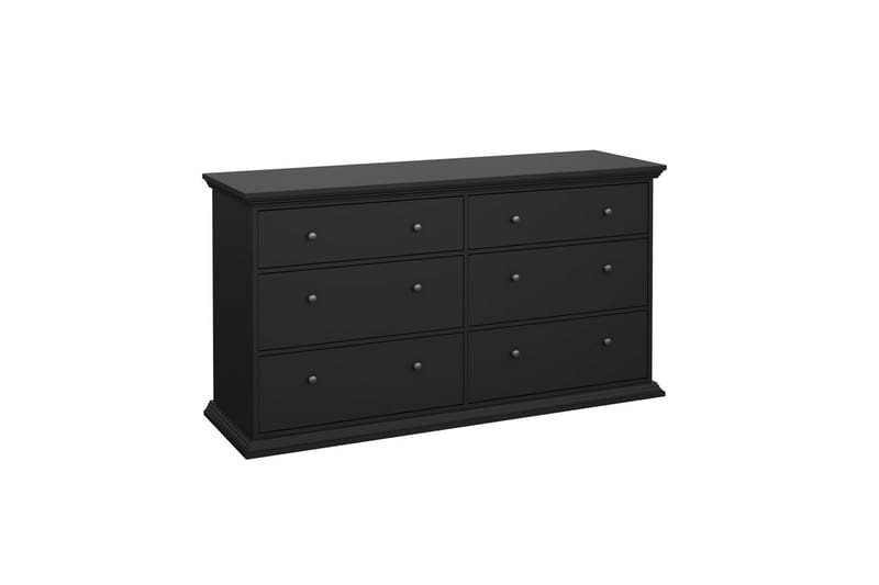 Suneta Kommode 163 cm - Sort - Opbevaring - Opbevaringsmøbler - Kommode