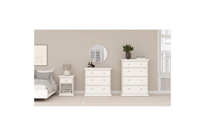 Suneta Kommode 86 cm - Hvid - Opbevaring - Opbevaringsmøbler - Kommode