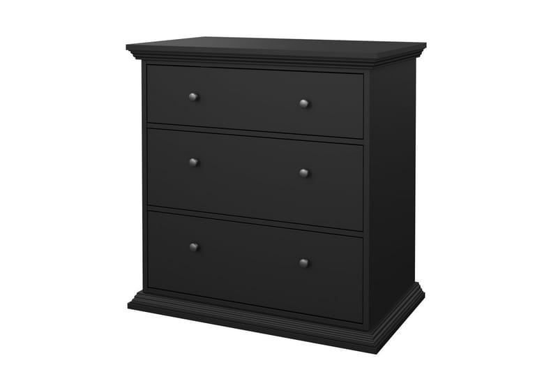 Suneta Kommode 86 cm - Sort - Opbevaring - Opbevaringsmøbler - Kommode