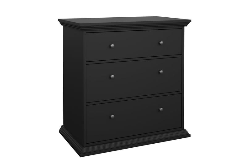 Suneta Kommode 86 cm - Sort - Opbevaring - Opbevaringsmøbler - Kommode