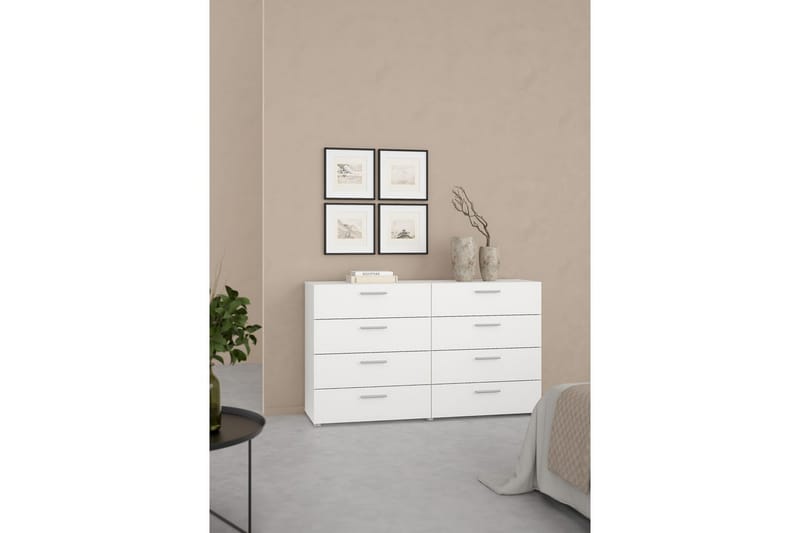 Suntia Kommode 140 cm - Hvid - Opbevaring - Opbevaringsmøbler - Kommode