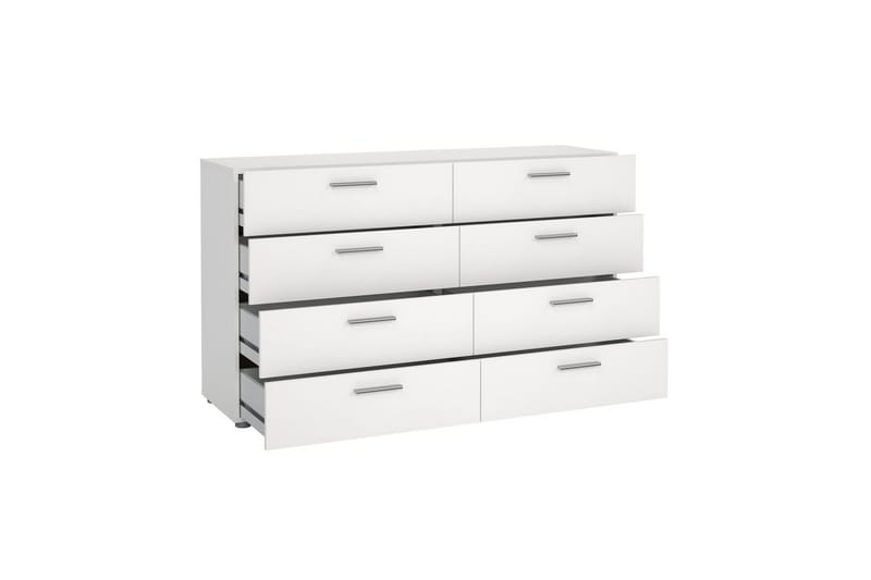 Suntia Kommode 140 cm - Hvid - Opbevaring - Opbevaringsmøbler - Kommode