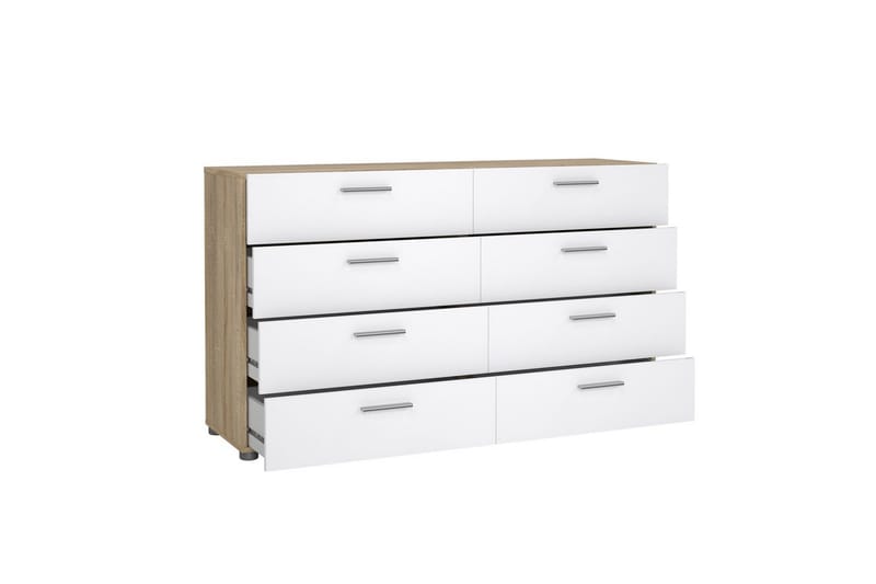 Suntia Kommode 140 cm - Hvid - Opbevaring - Opbevaringsmøbler - Kommode