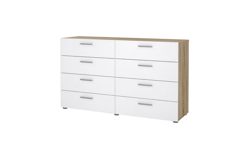 Suntia Kommode 140 cm - Natur/Hvid - Opbevaring - Opbevaringsmøbler - Kommode