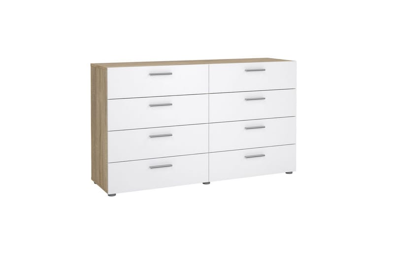 Suntia Kommode 140 cm - Natur/Hvid - Opbevaring - Opbevaringsmøbler - Kommode