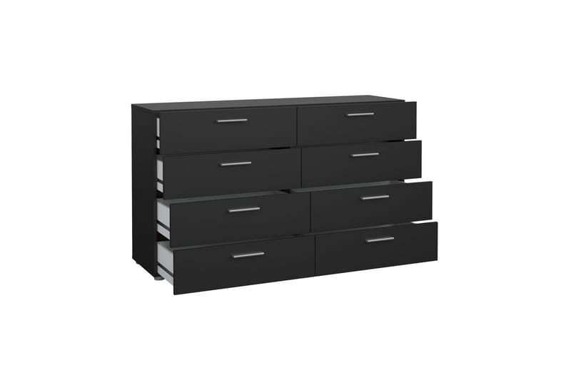 Suntia Kommode 140 cm - Sort - Opbevaring - Opbevaringsmøbler - Kommode