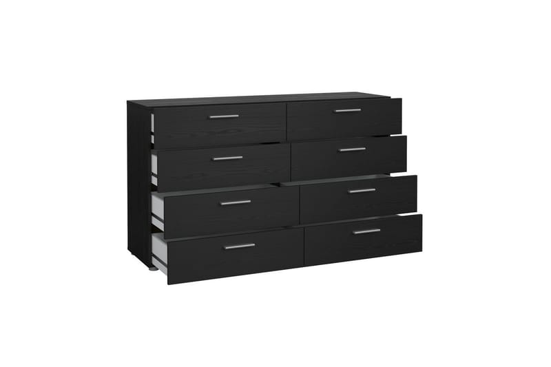 Suntia Kommode 140 cm - Sort - Opbevaring - Opbevaringsmøbler - Kommode