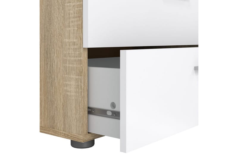 Suntia Kommode 70 cm - Natur/Hvid - Opbevaring - Opbevaringsmøbler - Kommode - Entrékommode