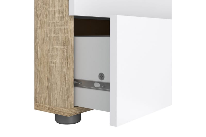 Suntia Kommode 70 cm - Natur/Hvid - Opbevaring - Opbevaringsmøbler - Kommode - Entrékommode
