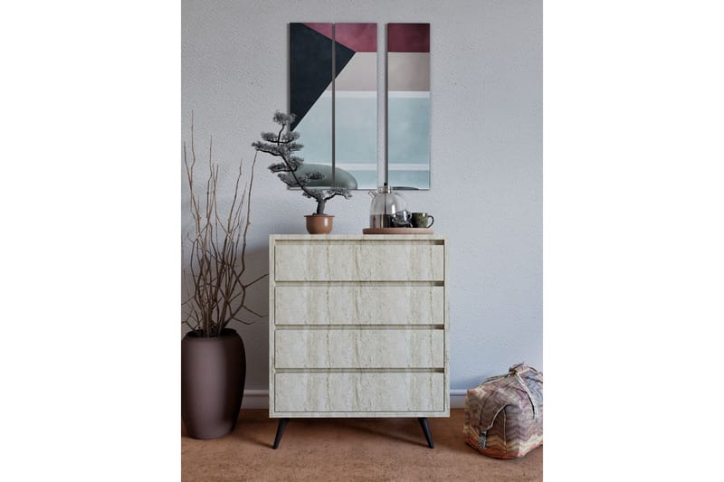 Suvera Kommode 70 cm - Beige - Opbevaring - Opbevaringsmøbler - Kommode - Entrékommode