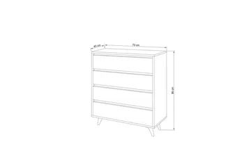 Suvera Kommode 70 cm - Beige - Opbevaring - Opbevaringsmøbler - Kommode - Entrékommode