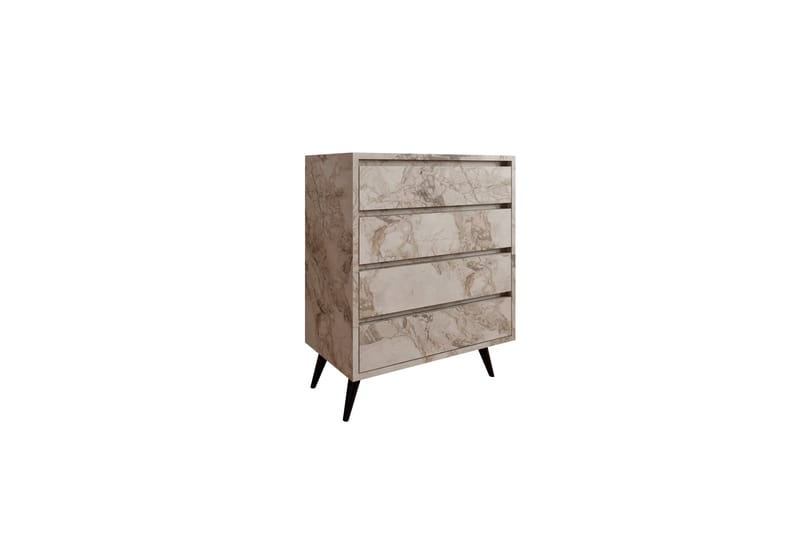 Suvera Kommode 70 cm - Hvid Marmor - Opbevaring - Opbevaringsmøbler - Kommode - Entrékommode