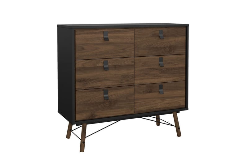 Tadami Kommode 102 cm - Sort/Mørkebrun - Opbevaring - Opbevaringsmøbler - Kommode