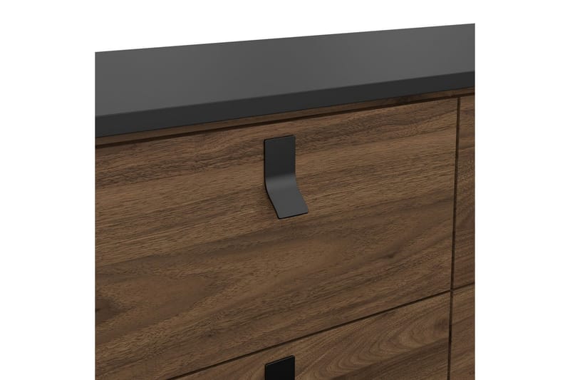 Tadami Kommode 102 cm - Sort/Mørkebrun - Opbevaring - Opbevaringsmøbler - Kommode
