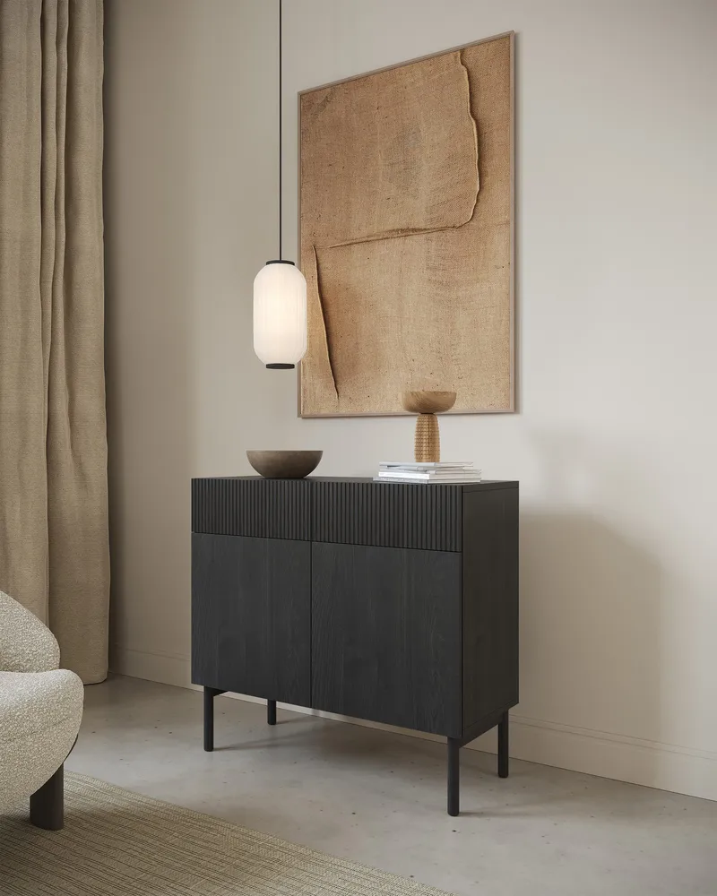 Takayo Kommode 100 cm - Sort - Opbevaring - Opbevaringsmøbler - Kommode - Entrékommode