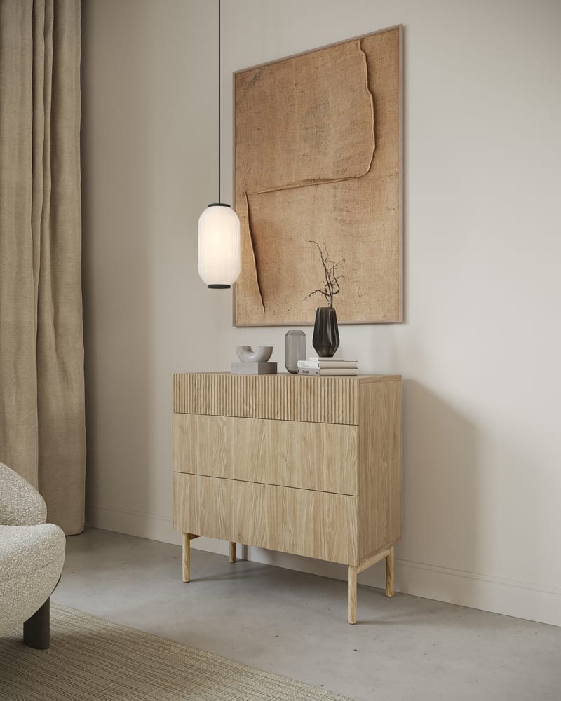 Takayo Kommode 90 cm - Eg - Opbevaring - Opbevaringsmøbler - Kommode - Entrékommode