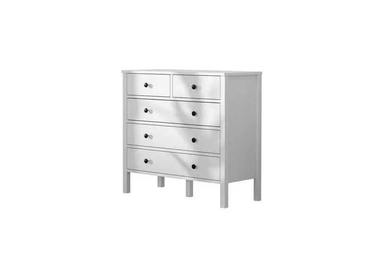 Talven Kommode 90 cm, Natur/Hvid