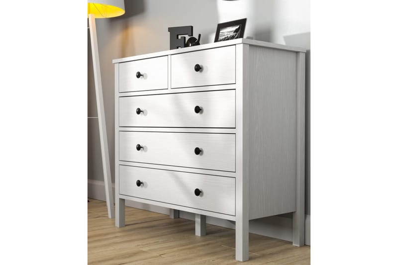 Talven Kommode 90 cm - Natur/Hvid - Opbevaring - Opbevaringsmøbler - Kommode - Entrékommode