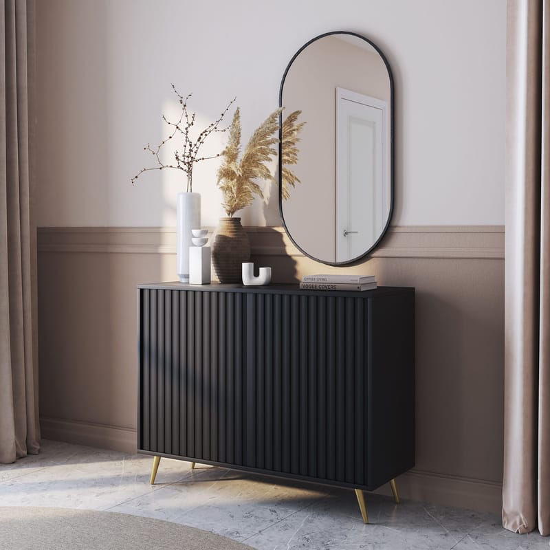 Tapas Kommode 104 cm - Sort - Opbevaring - Opbevaringsmøbler - Kommode