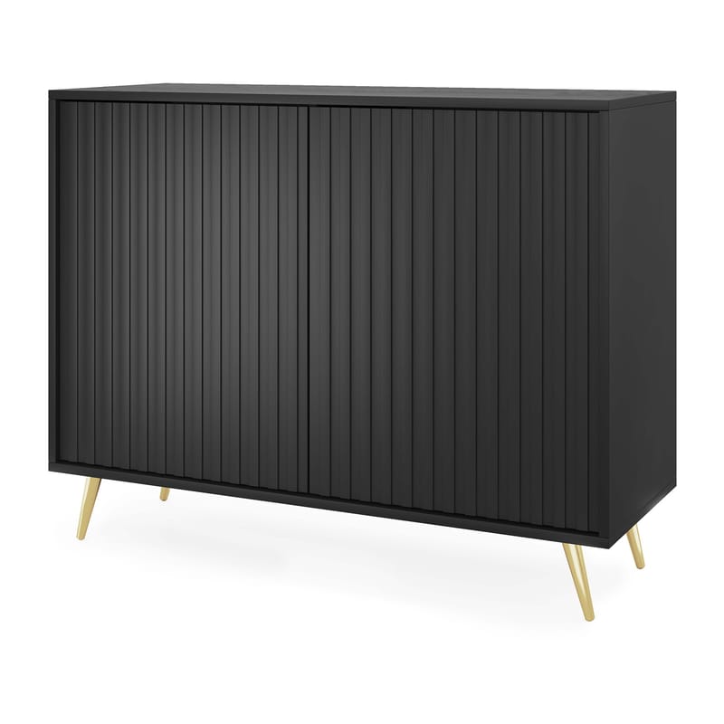 Tapas Kommode 104 cm - Sort - Opbevaring - Opbevaringsmøbler - Kommode