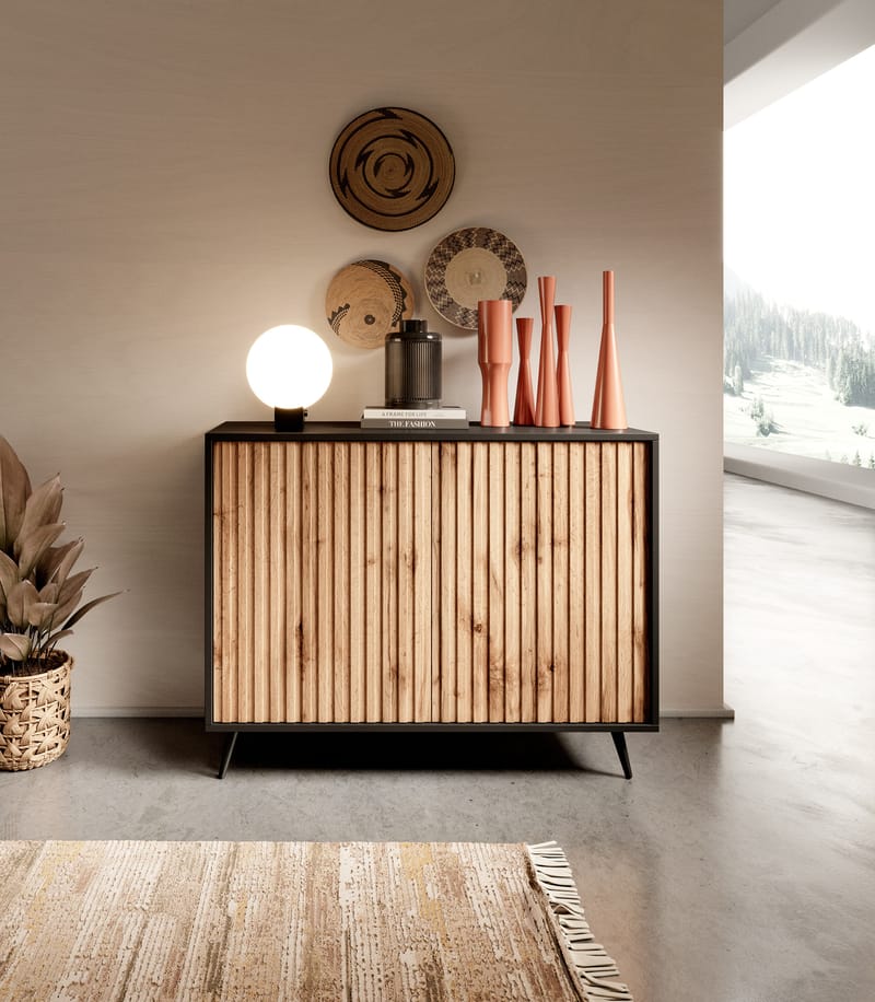 Tapas Kommode 104 cm - Sort - Opbevaring - Opbevaringsmøbler - Kommode