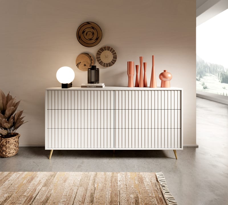 Tapas Kommode 154 cm - Hvid - Opbevaring - Opbevaringsmøbler - Kommode