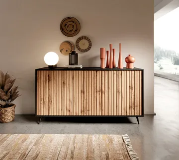 Tapas Kommode 154 cm - Sort - Opbevaring - Opbevaringsmøbler - Kommode