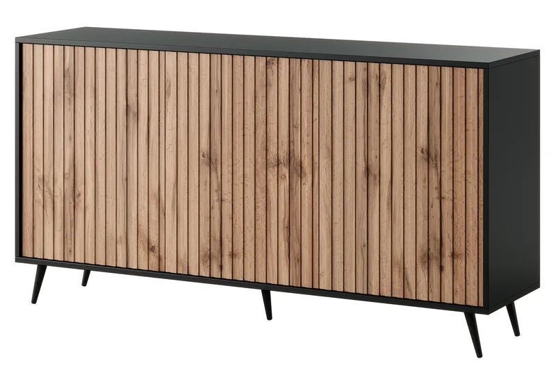 Tapas Kommode 154 cm - Sort - Opbevaring - Opbevaringsmøbler - Kommode