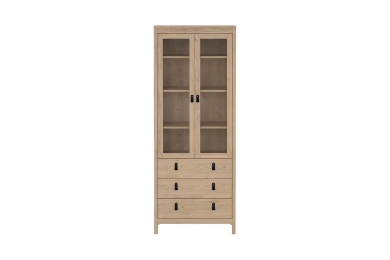 Vallvidera Vitrineskab 78x199 cm - Natur - Opbevaring - Skab - Vitrineskabe