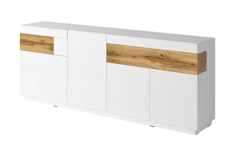 Tomeka Kommode, Hvid / træ