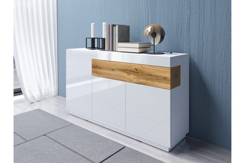 Tomeka Kommode - Hvid / træ - Opbevaring - Opbevaringsmøbler - Kommode