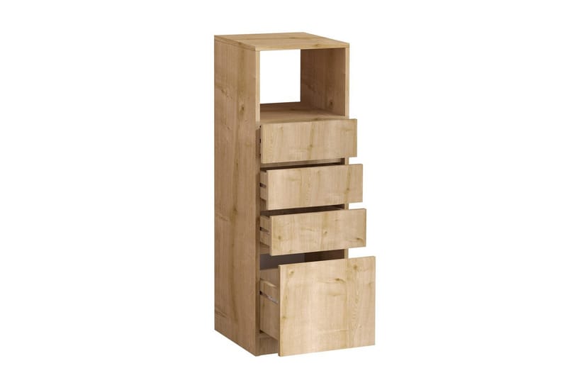 Tyven Kommode 40 cm - Rødbrunt træ - Opbevaring - Opbevaringsmøbler - Kommode - Entrékommode
