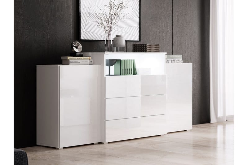 Urbanie Kommode 39x150 cm - Hvid - Opbevaring - Opbevaringsmøbler - Kommode - Entrékommode