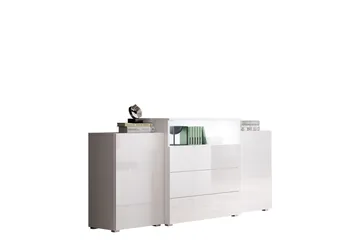 Urbanie Kommode 39x150 cm LED - Hvid - Opbevaring - Opbevaringsmøbler - Kommode