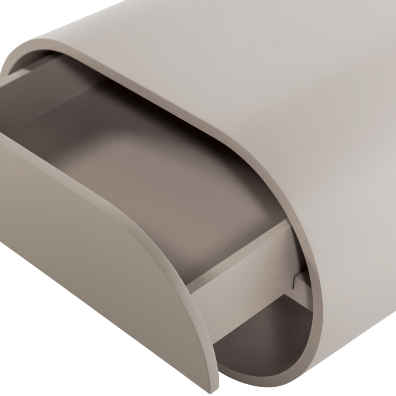 Væghængt natbord Momo 36 cm - Sand - Opbevaring - Opbevaringsmøbler - Kommode - Entrékommode